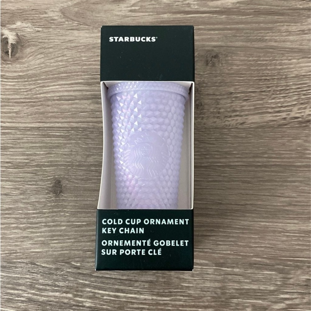 Starbucks icy studded cup keychain